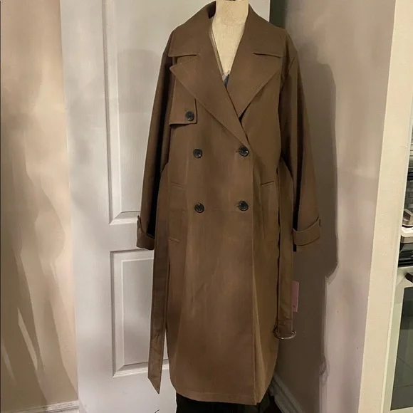 Avec Les Filles Chocolate trench coat L - Picture 3 of 10